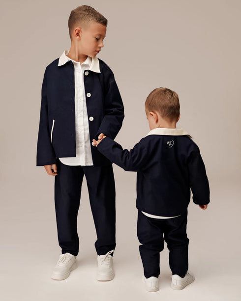 CHAQUETA DENIM AZUL MARINO